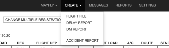 Image showing reporting section